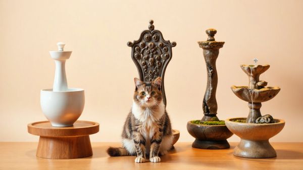 Top modèles de fontaines à eau pour chats à découvrir
